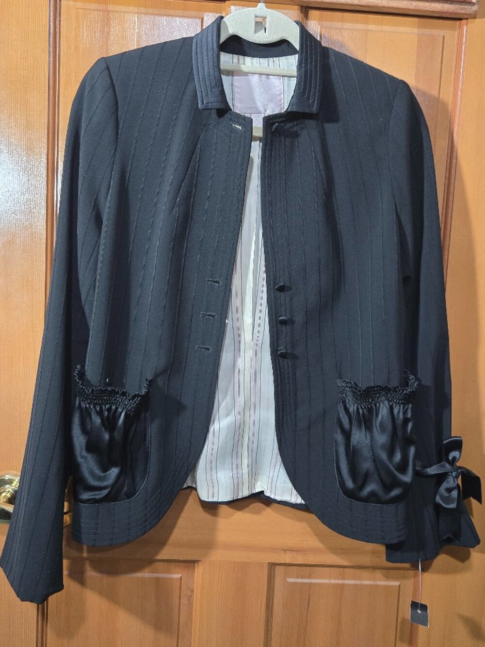 Vintage Rebecca Taylor Pinstripe Blazer Jacket